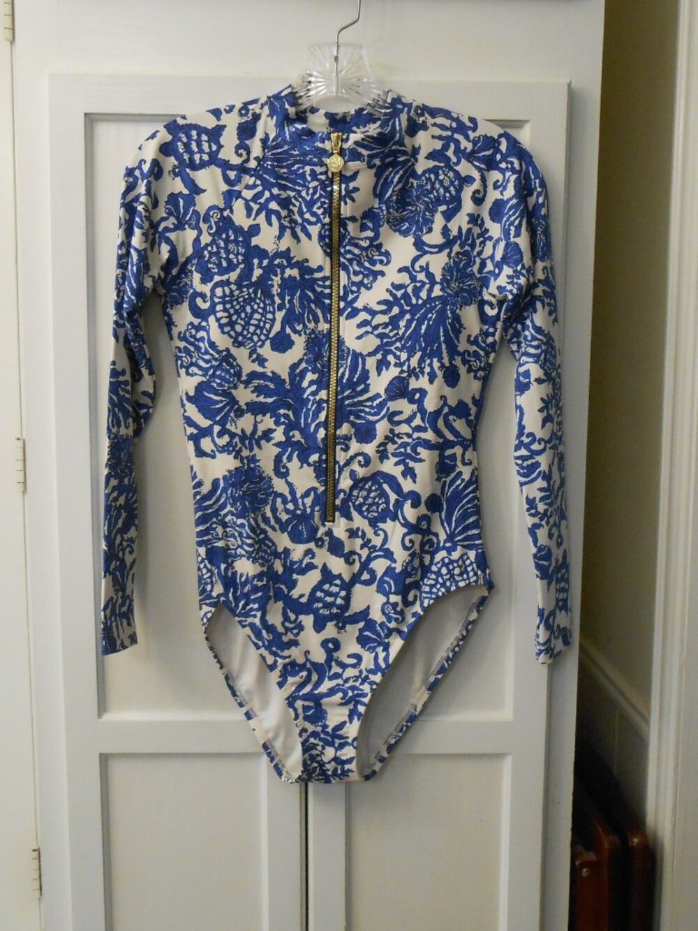 Lilly Pulitzer Long Sleeve One Piece Swim Suit